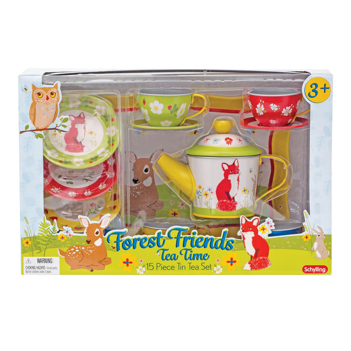 Forest Friends Tin Tea Set - JKA Toys