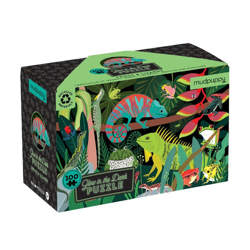 100 Piece Frogs & Lizards Glow In The Dark Puzzle - JKA Toys