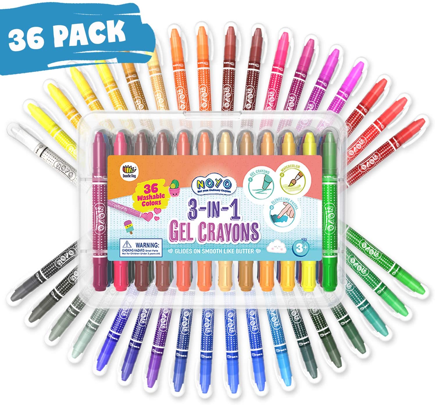 3-In-1 Gel Crayons - JKA Toys