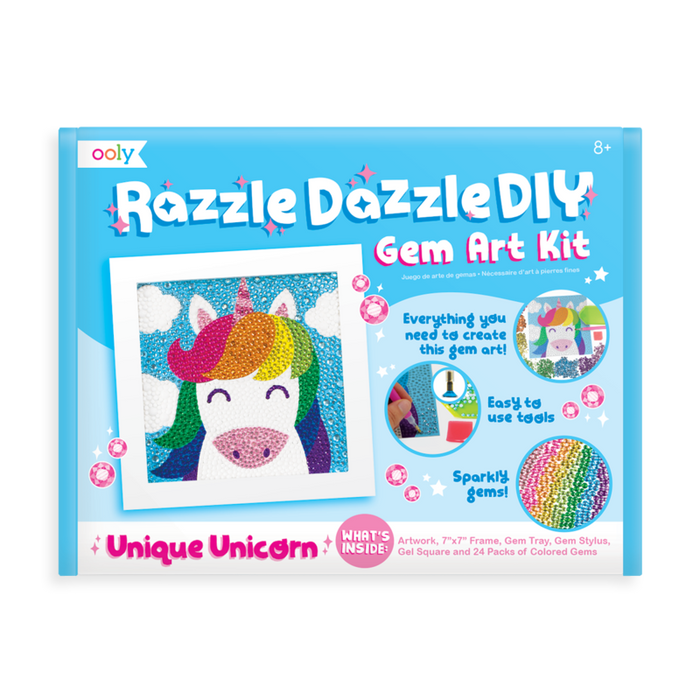 Razzle Dazzle DIY Gem Art Kit: Unique Unicorn - JKA Toys