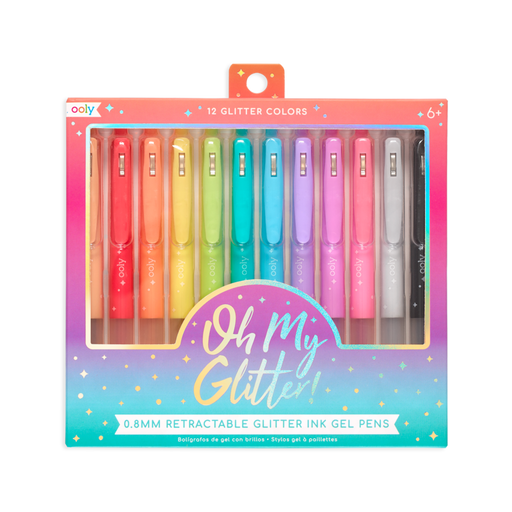 Oh My Glitter! Retractable Glitter Ink Pens - JKA Toys