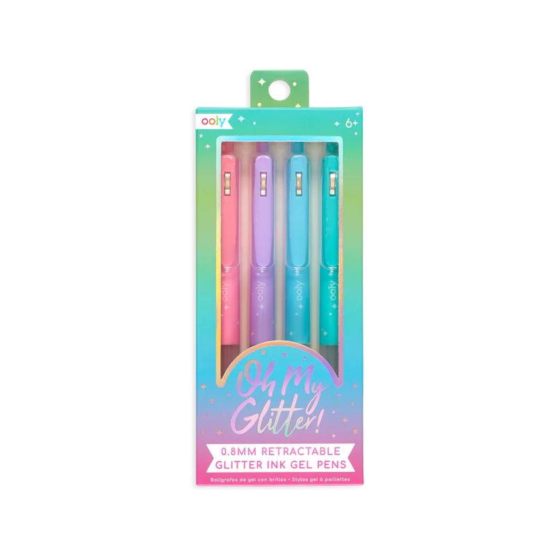 Oh My Glitter! Ink Gel Pens Set of 4 - JKA Toys