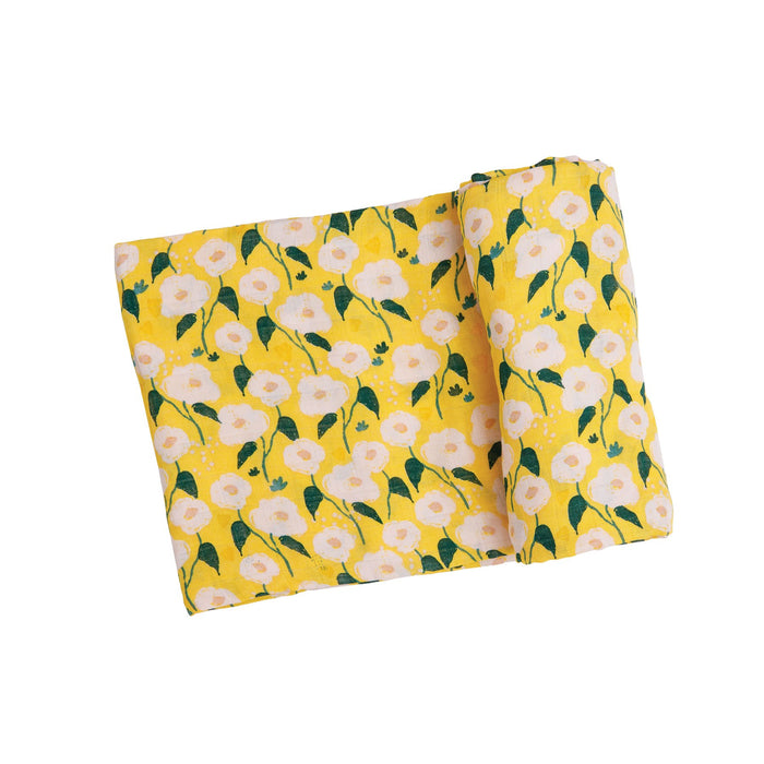 Golden Floral Swaddle Blanket - JKA Toys