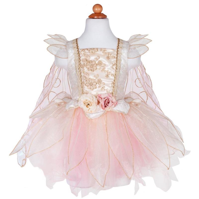 Golden Rose Fairy Dress Size 5-6 - JKA Toys