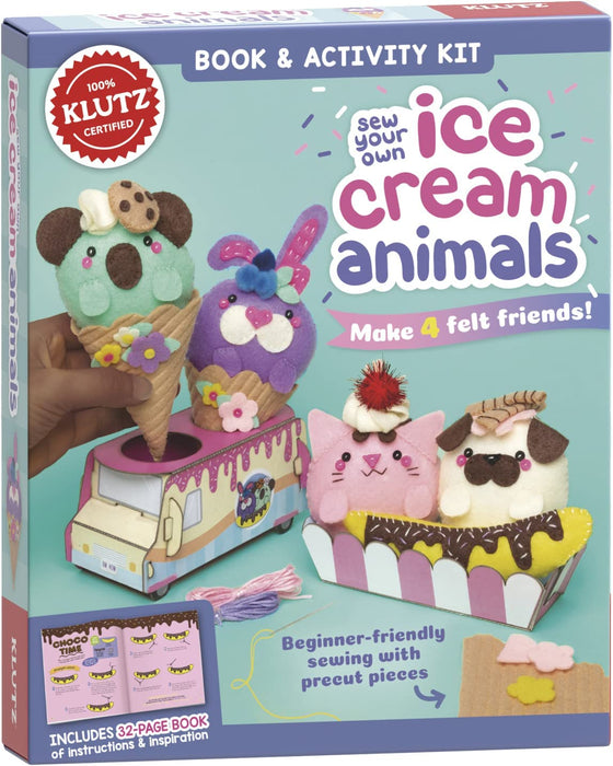Sew Your Own Ice Cream Animals - JKA Toys