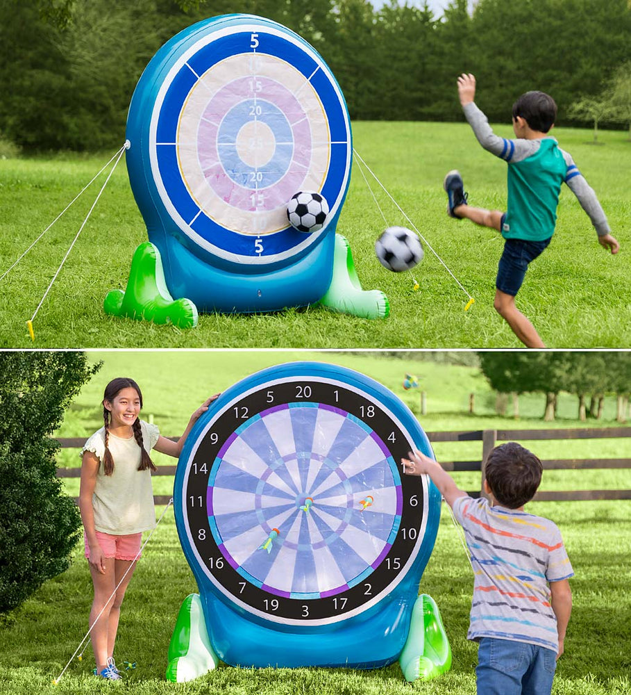 Giant Inflatable 2-in-1 Darts & Soccer Set - JKA Toys