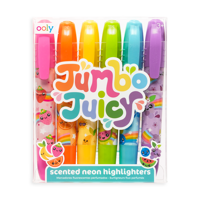 Jumbo Juicy Scented Neon Highlighters - JKA Toys