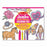 Jumbo Coloring Pad - Horses, Hearts, Flowers, and More - JKA Toys