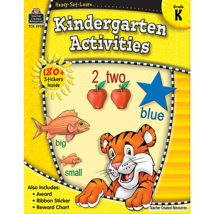 Ready Set Learn Workbook: Kindergarten Activities - JKA Toys