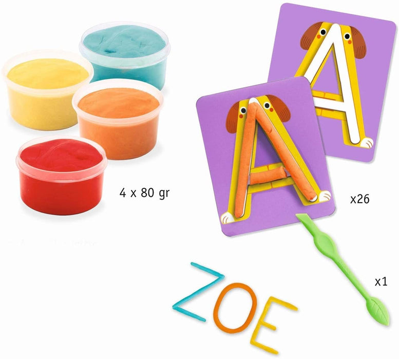 Letters Modeling Dough Kit - JKA Toys