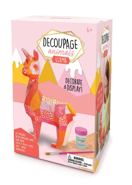 Llama Decoupage Kit - JKA Toys