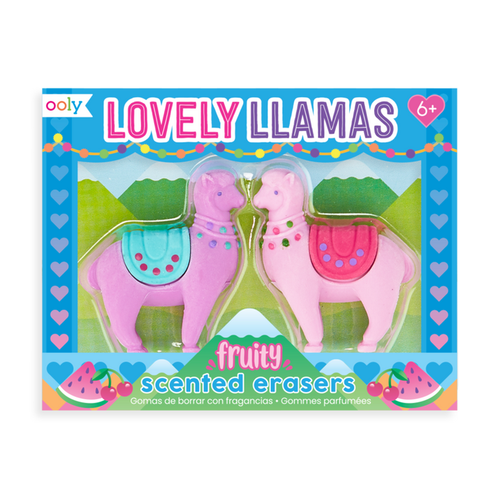 Lovely Llamas Scented Erasers - Set of 2 - JKA Toys