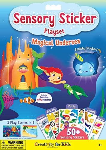 Sensory Sticker Playset - Magical Undersea - JKA Toys