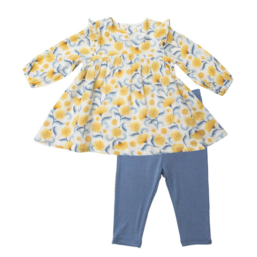 Marigold Swirl Ruffle Sleeve Dress & Leggings - JKA Toys