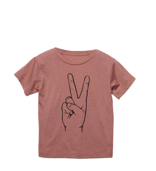 Mauve Peace T-Shirt Size 2T - JKA Toys