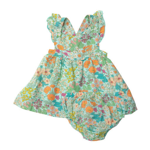 Meadowlands Floral Pinafore Top & Bloomer - JKA Toys