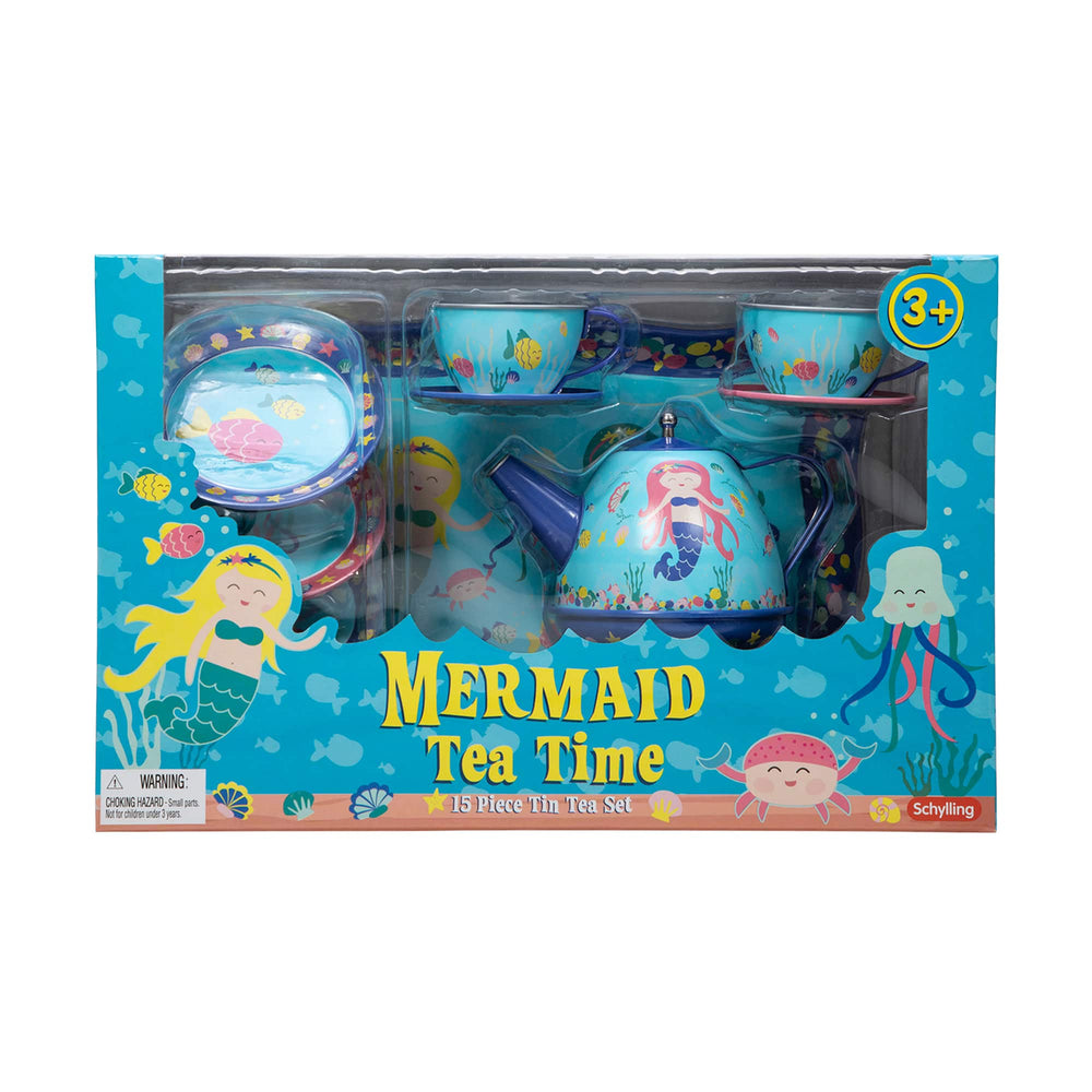 Mermaid Tin Tea Set - JKA Toys