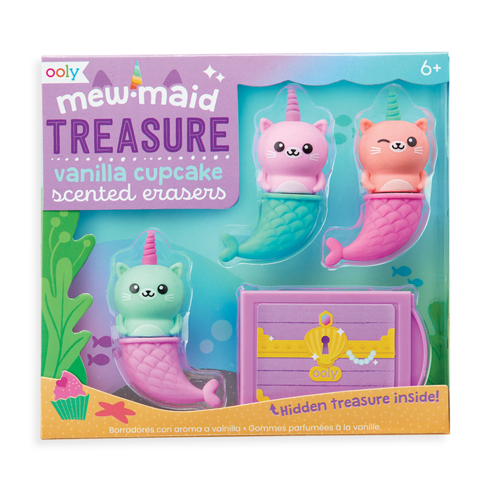 Mew-Maid Treasure Scented Erasers - JKA Toys