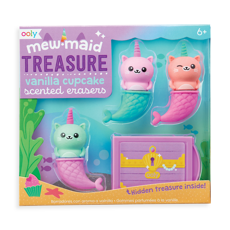 Mew-Maid Treasure Scented Erasers - JKA Toys
