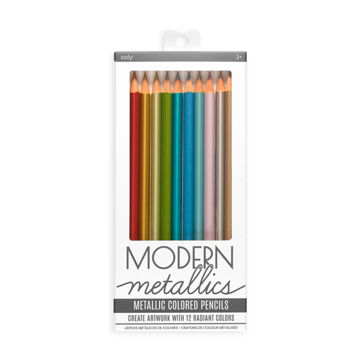Modern Metallics Colored Pencils - JKA Toys