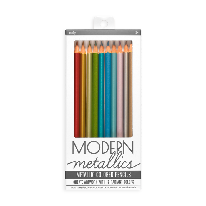 Modern Metallics Colored Pencils - JKA Toys