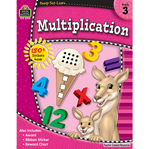 Ready Set Learn Workbook: Multiplication - Grade 3 - JKA Toys