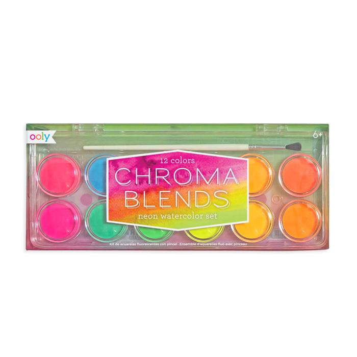 Chroma Blends Neon Watercolors - JKA Toys