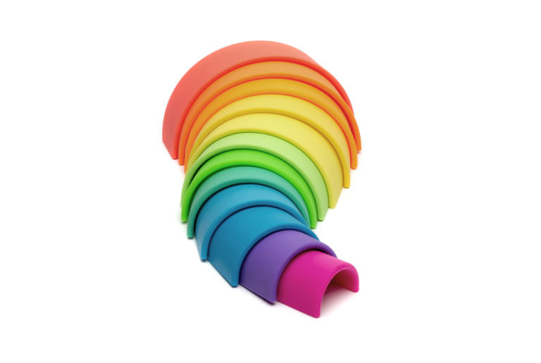 Dena Large Neon Rainbow Teether - JKA Toys