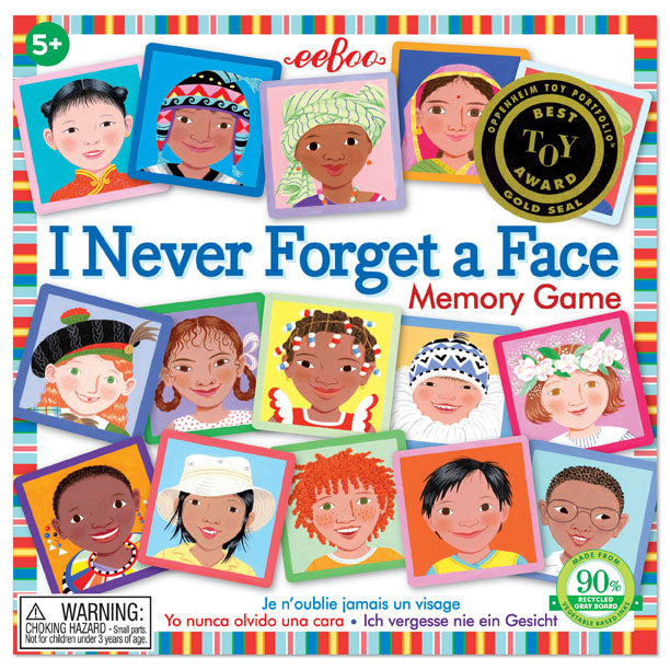 I Never Forget A Face Matching and Memory Game - JKA Toys
