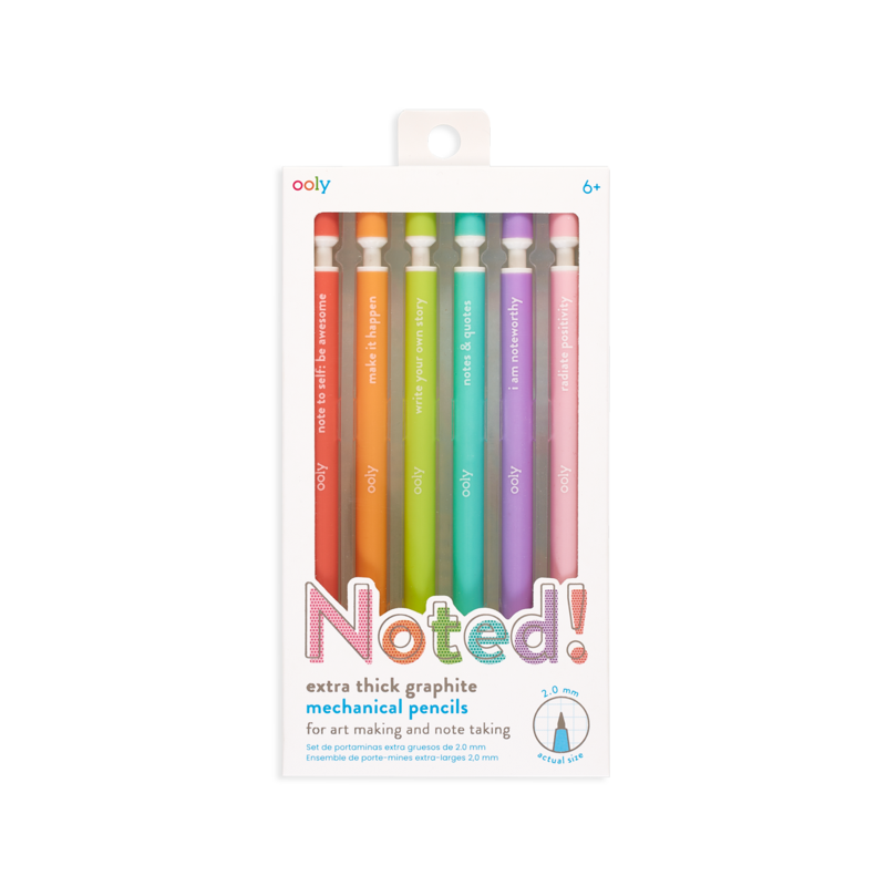 Noted! Extra Thick Graphite Mechanical Pencils - JKA Toys