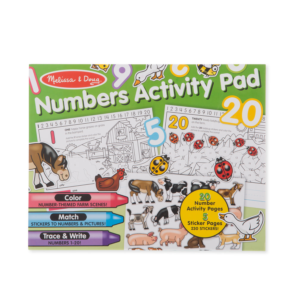Numbers Activity Pad - JKA Toys