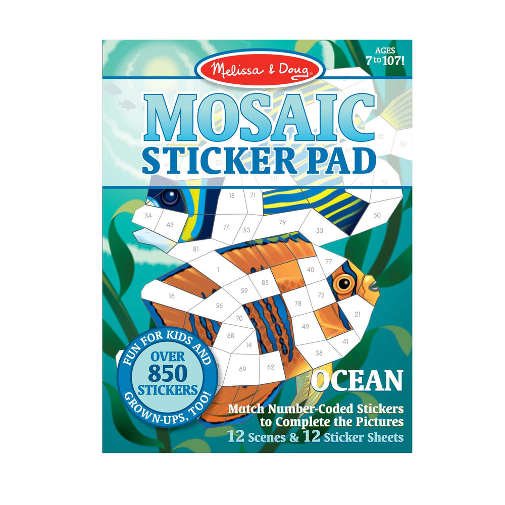 Ocean Mosaic Sticker Pad - JKA Toys