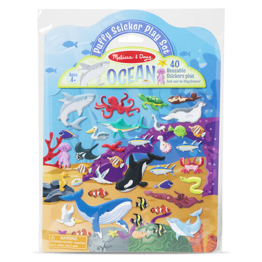 Ocean Puffy Sticker Play Set - JKA Toys