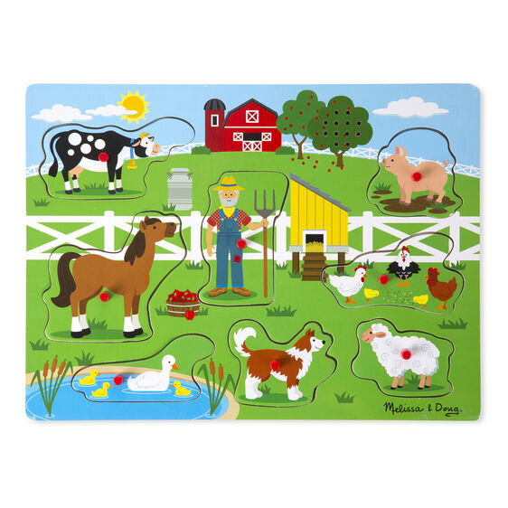 Old MacDonald’s Farm Sound Puzzle - JKA Toys