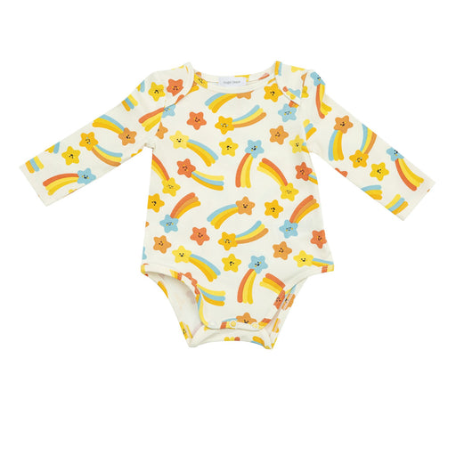 Orange Shooting Stars Bodysuit Size 0-3 Months - JKA Toys