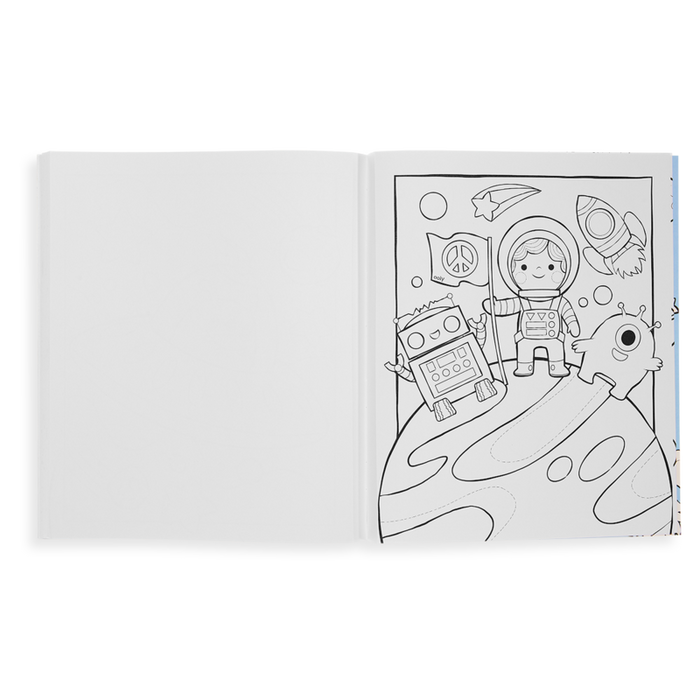 Outer Space Explorers Coloring Book - JKA Toys