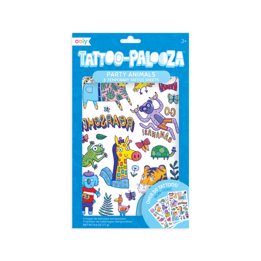Tattoo-Palooza Party Animals Tattoos - JKA Toys