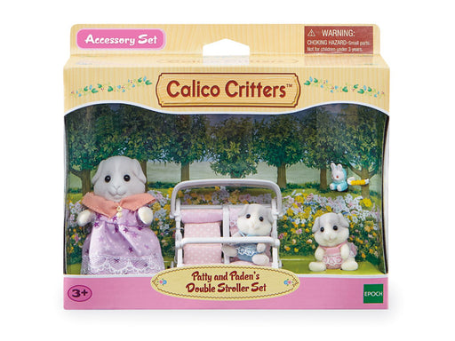 Calico Critters Patty & Paden’s Double Stroller Set - JKA Toys