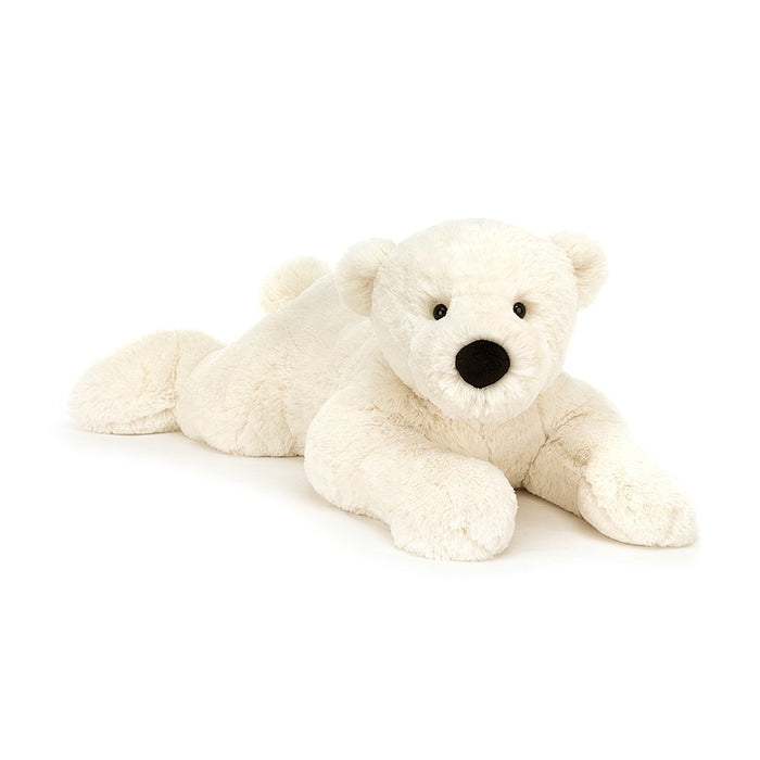 Perry Polar Bear Lying Pose - JKA Toys