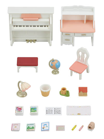 Calico Critters - Piano and Desk Set
