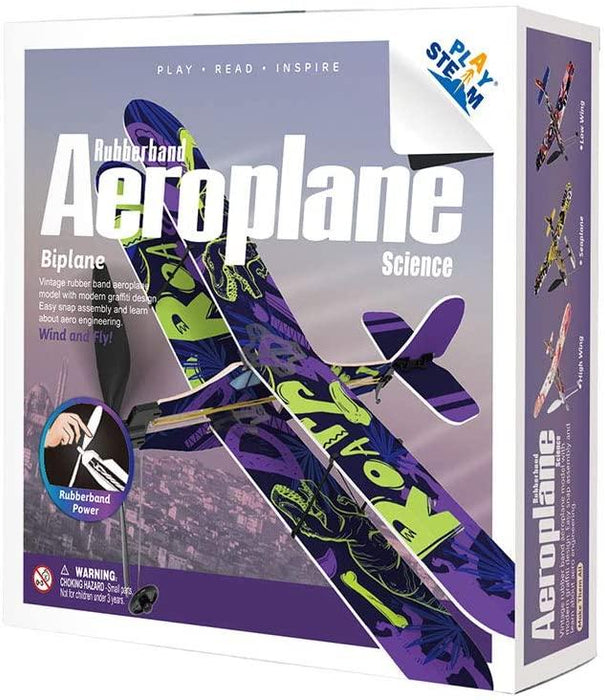 Rubberband Biplane - JKA Toys