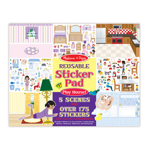 Play House Reusable Sticker Pad - JKA Toys