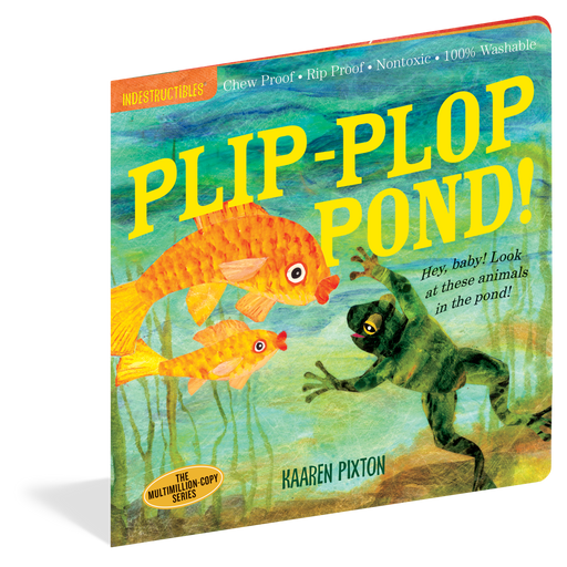 Indestructibles: Plip-Plop Pond! Book - JKA Toys