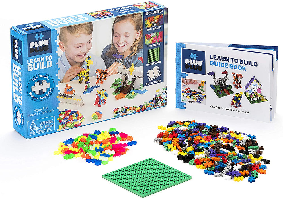 Plus Plus Learn To Build Basic 400 Piece Set - JKA Toys