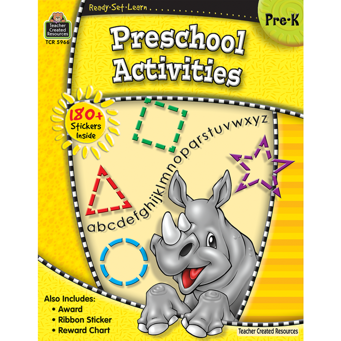 Ready Set Learn Workbook: Preschool Activities - JKA Toys