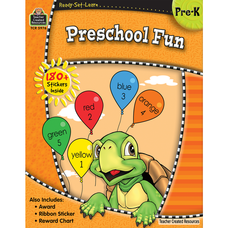 Ready Set Learn Workbook: Preschool Fun - JKA Toys