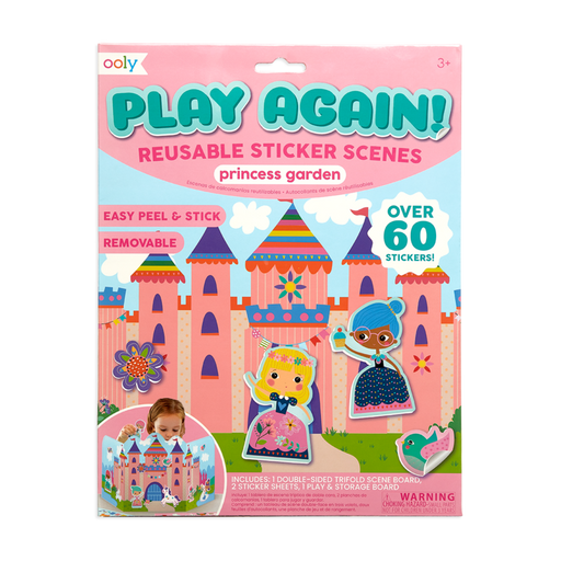 Play Again! Princess Garden Reusable Sticker Scenes - JKA Toys