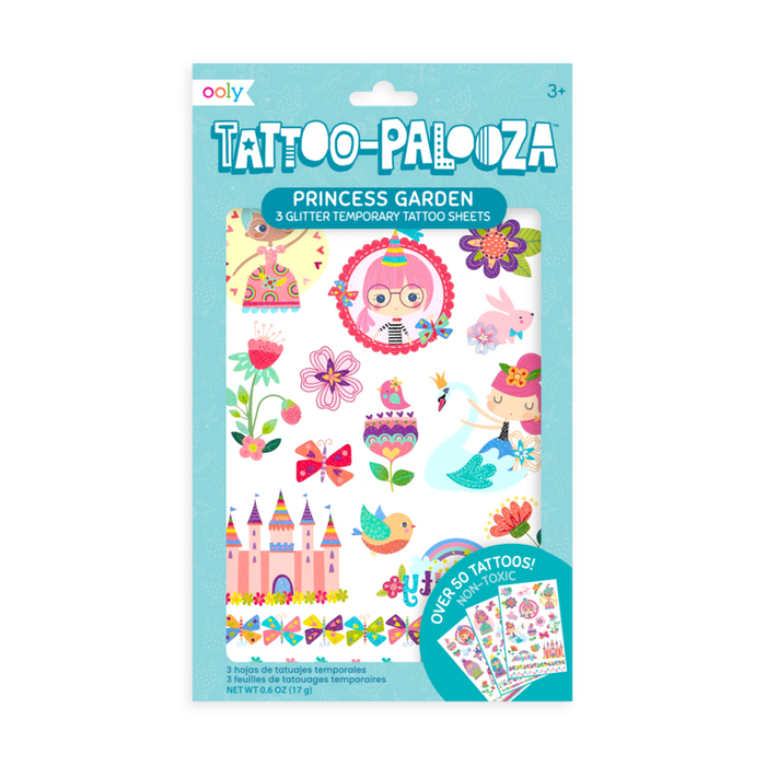Tattoo-Palooza Princess Garden Tattoos - JKA Toys