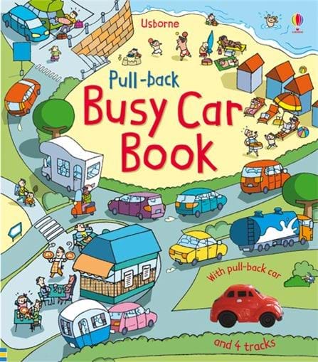 Pull-Back Busy Car Book - JKA Toys