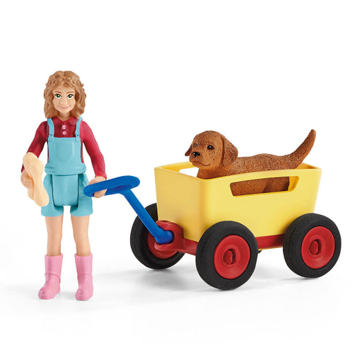 Schleich Puppy Wagon Ride - JKA Toys